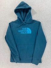 The North Face Half Dome Cotton Blend Hoodie Sweatshirt Women's Small Blue