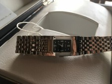 Versace Women's Rectangular exhibition showcase Watch Steel Model ASQ99