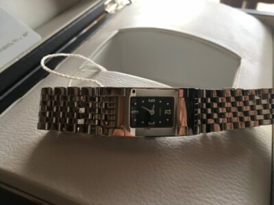 Versace Women's Rectangular exhibition showcase Watch Steel Model  ASQ99