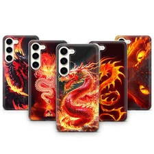 Fire Dragon Phone Case For Samsung Galaxy Video Game Dragons Case Fire Cover