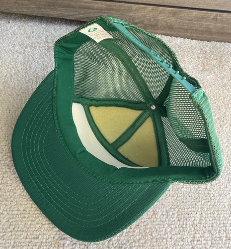Vintage Northrup King Trucker Snapback Hat Cap NOS Green - Picture 3 of 4