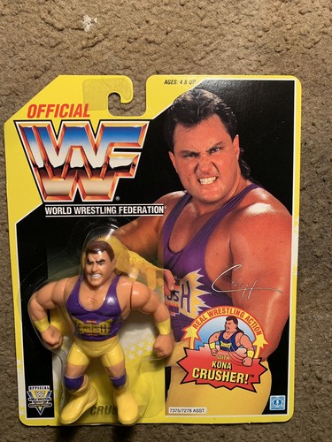Wwf Hasbro Series 7 Yellow Card Crush Afa Conditio...