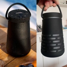 Carry Silicone Cover Handle Bag for Bose Soundlink Revolve  Plus Speaker BLACK