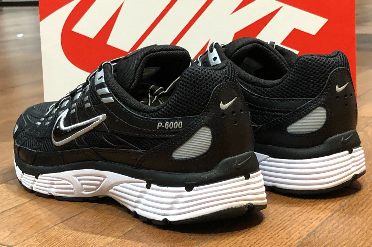 Size 8 - Nike P-6000 Black Metallic Silver for sale online