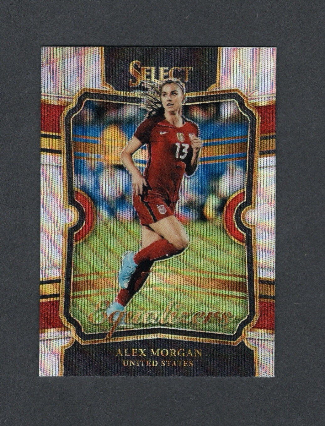 2017-18 Panini Select - Equalizers #EQ-28 Alex Morgan SSP USWNT NWSL
