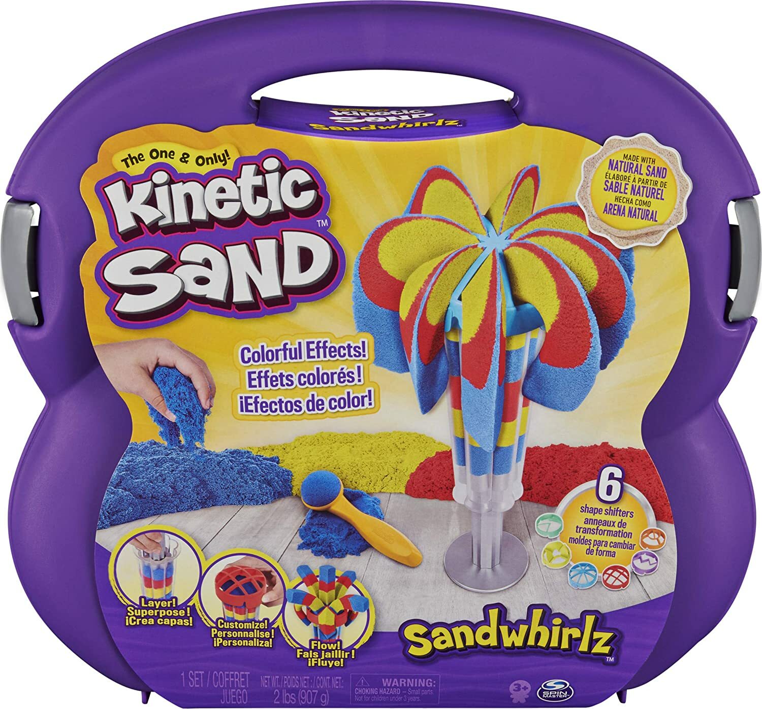 Кинетический песок 6055859 Sandwhirlz Spielset Spielzeug Kinder ab 3 цвета 907 г 12690₽