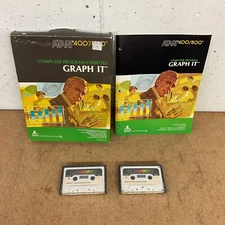 Atari 400/800 Computer Program Cassettes Graph It