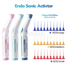 Dental Endo Ultrasonic Sonic Activator Root Canal Irrigator 60Tips Free/20xTips