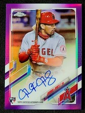 2021 TOPPS CHROME JAHMAI JONES ROOKIE AUTO LA ANGELS #RA-JJ
