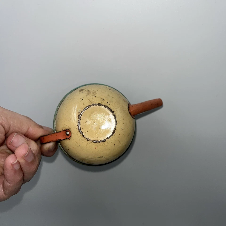 Antiguo juego de té infantil Disney Mickey Mouse Ohio arte lata litografía 1930 tetera Foto 4 de 4