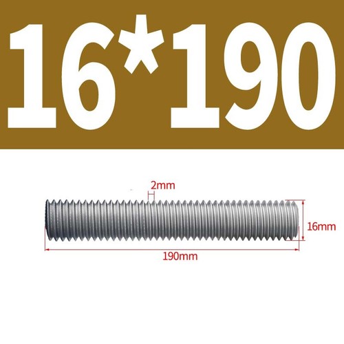 A2 Stainless Steel Threaded Rod Full Thread Studding Bar M10 M12 M14 M16 M18 M20 - Picture 97 of 133