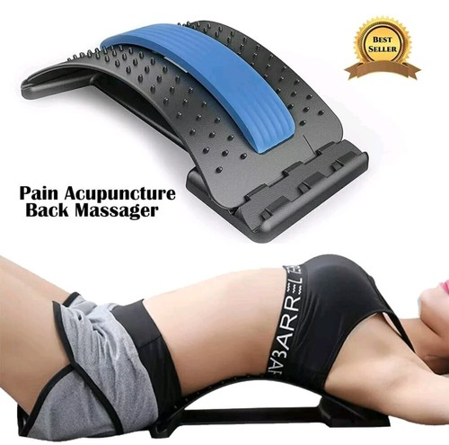 Posture Relief Magic Back Stretcher Lower Lumbar Pain Acupuncture Back Massager