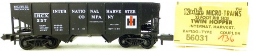 Micro Trains Line 56031 Int Harvester 237 33' Twin Hopper OVP 1:160 #K136 å | Zustand: Gebraucht