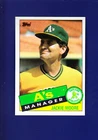 Oakland Athletics Team CL (Unmarked) 1985 TOPPS Baseball #38 (MINT) Jackie Moore