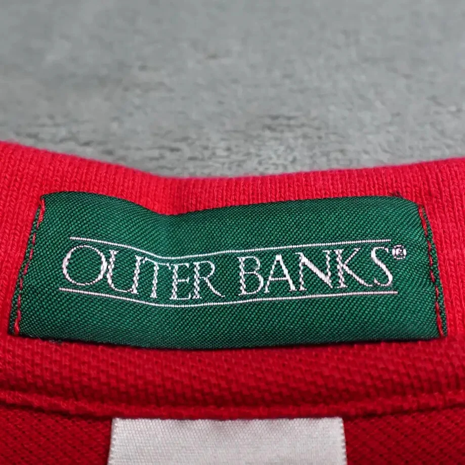 Golden Gate Guard 129th Rescue Wing Polo Shirt Men's Large Red Patch Logo Pullo - Image 4 of 4