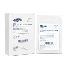 Oil Emulsion Dressing, 3" Width X 3" Length, Pack of 50