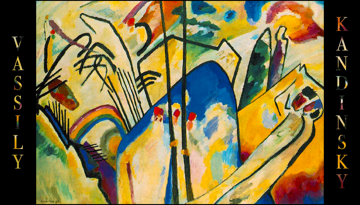 Mug Artistique Kandinsky « Composition N°4 » - Céramique 325 Ml, Avec Boîte Cadeau, Art Abstrait