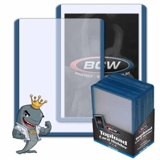BCW Topload Card Holder - Blue Border 25ct Pack FREE SHIP