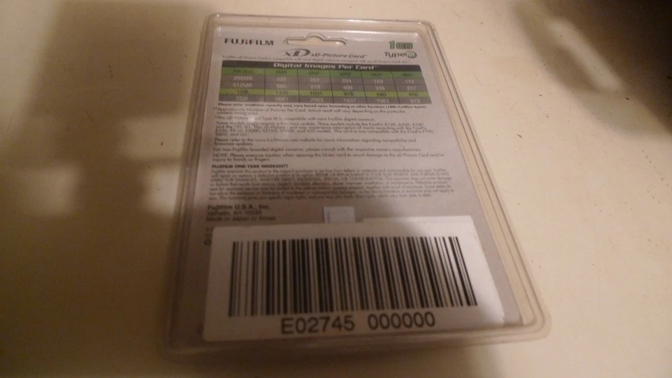 NEW Genuine Fujifilm M type 1GB XD-picture card dpc-m1gb Olympus Kodak camera - Image 2 of 4