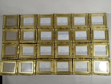 20 Small Miniature Frame Gold for Table Assignment oe Photo plus 4 Blank w Easel