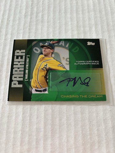 Jarrod Parker 2013 Topps Chasing The Dream Auto - Oakland Athletics #CDA-JP - Picture 1 of 2