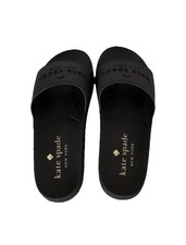 Kate Spade Women’s Sunny Black Logo Slide Sandals. Size 9B