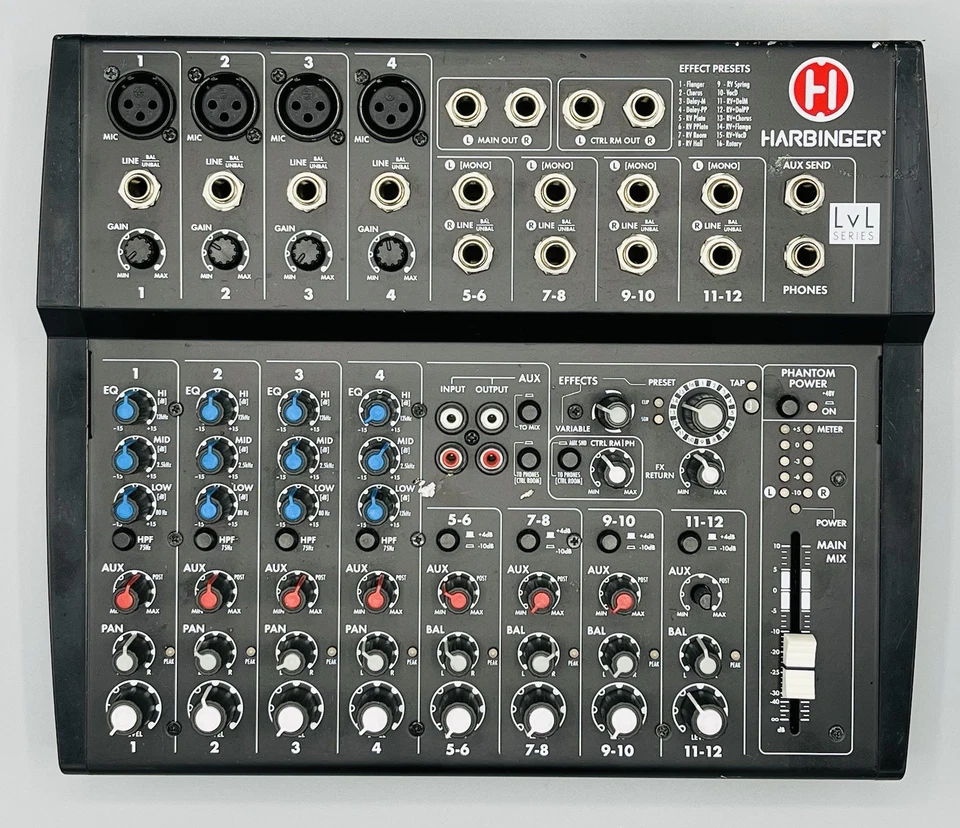 Harbinger L1202FX 12-Channel Mixer with Effects. - Image 2 of 4