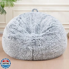Comfy Soft Bean Bag Chair Cover for Teens Adults Boys, Living Roo