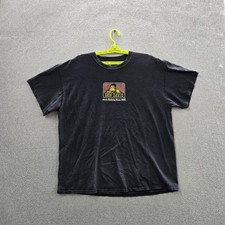 Ben Davis Men Shirt XL Black Graphic Logo Short Sleeve