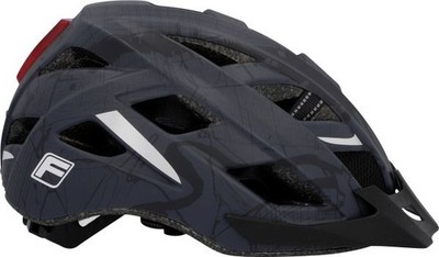 Fischer Fahrradhelm Urban Plus Brooklyn L/XL  schwarz matt  Fahrradhelm