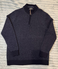 Pendleton Men's L Washable Wool Knit 1/4 Zip Outdoor Heritage