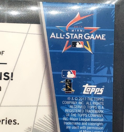 Serie Actualización Topps 2017 - All-Star Stitches Evento Usado Bryce Harper #ASR-BH - Imagen 3 de 3