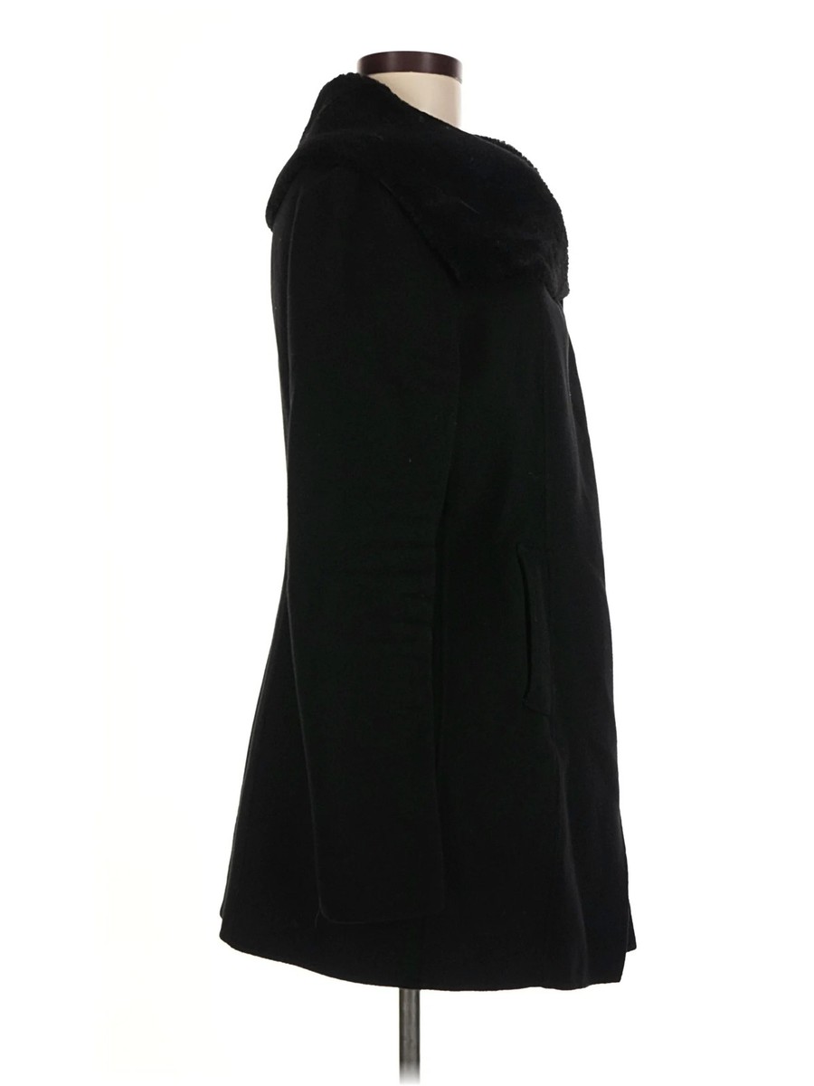 Dawn Levy Women Black Coat M View 3