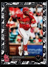 Michael Siani 2025 Topps Series 1 #289 Palm Tree Foil St. Louis Cardinals
