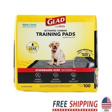 Activated Charcoal Leak-Resistant Training Pads for Dogs 23in X 23in 100 Count