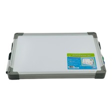 Flipside Dual-Sided Desktop Magnetic Dry Erase Board Whiteboard Easel 18" x 12"