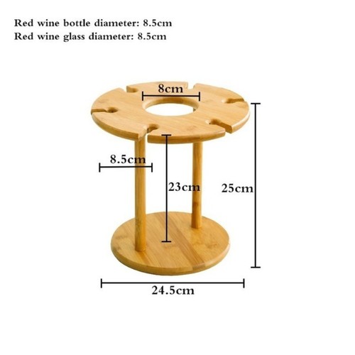 Upside-Down Wine Glass Stand Wine Hanging Ornaments Bar Accessories - Picture 2 of 6