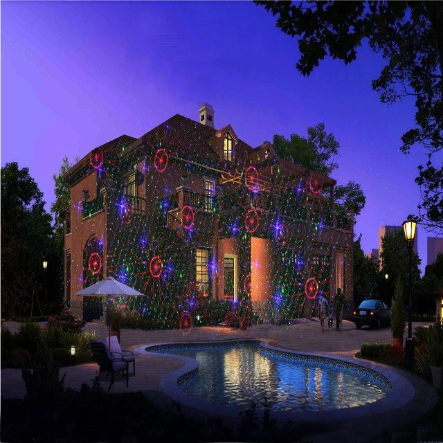 LEDMALL Motion 8 Patterns in 1 RGB Outdoor Garden Laser Christmas Lights - Image 4 of 4