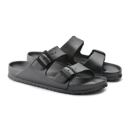 BIRKENSTOCK Women's Arizona Essentials EVA Sandal Metallic Anthracite (narrow wi - Picture 5 of 6