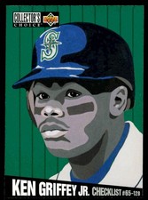 1994 Upper Deck Collector's Choice #317 Ken Griffey Jr. Checklist