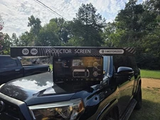 Bravius Tk1000 Smart HD 8k Projector With A Motorized 72" Screen