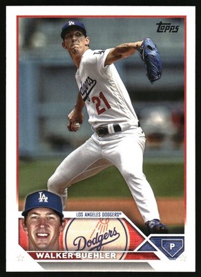 2023 Topps #391 Walker Buehler Los Angeles Dodgers