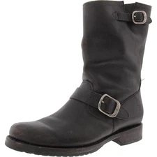 Frye Womens Black Embellished Ankle Boots 9.5 Medium (B,M) BHFO 1734