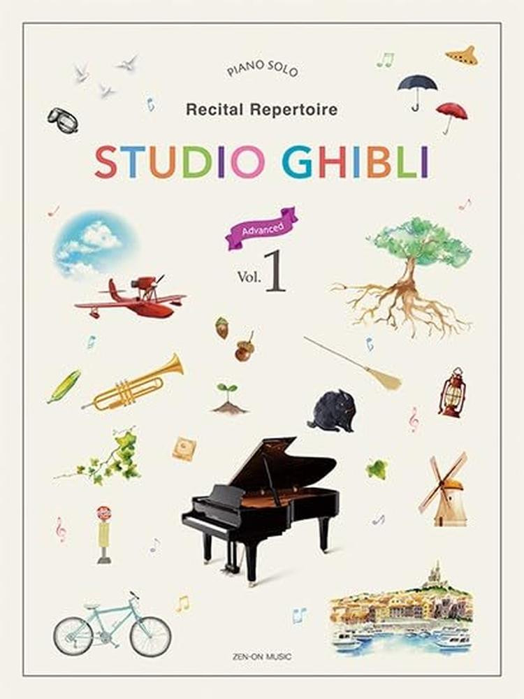 Book PIANO SOLO Recital Repertoire STUDIO GHIBLI Advanced Vol.1... Japanese