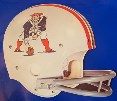 1970 New England Patriots Vintage NFL Football cardboard helmet display AFL  Old