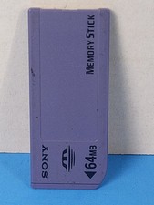 Genuine SONY MEMORY STICK 64MB  MSA-64A  for Older SONY CYBERSHOT CAMERAS