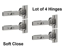 Lot of 4 IKEA UTRUSTA Soft Close HINGE 110° Hinges 404.017.84 New
