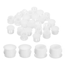 38Pcs 11mm 7/16" Flush Type Panel Round Snap in Fastener, White