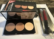 Smashbox Step By Step Contour Kit Deep with Brush 0.40 oz. NIB
