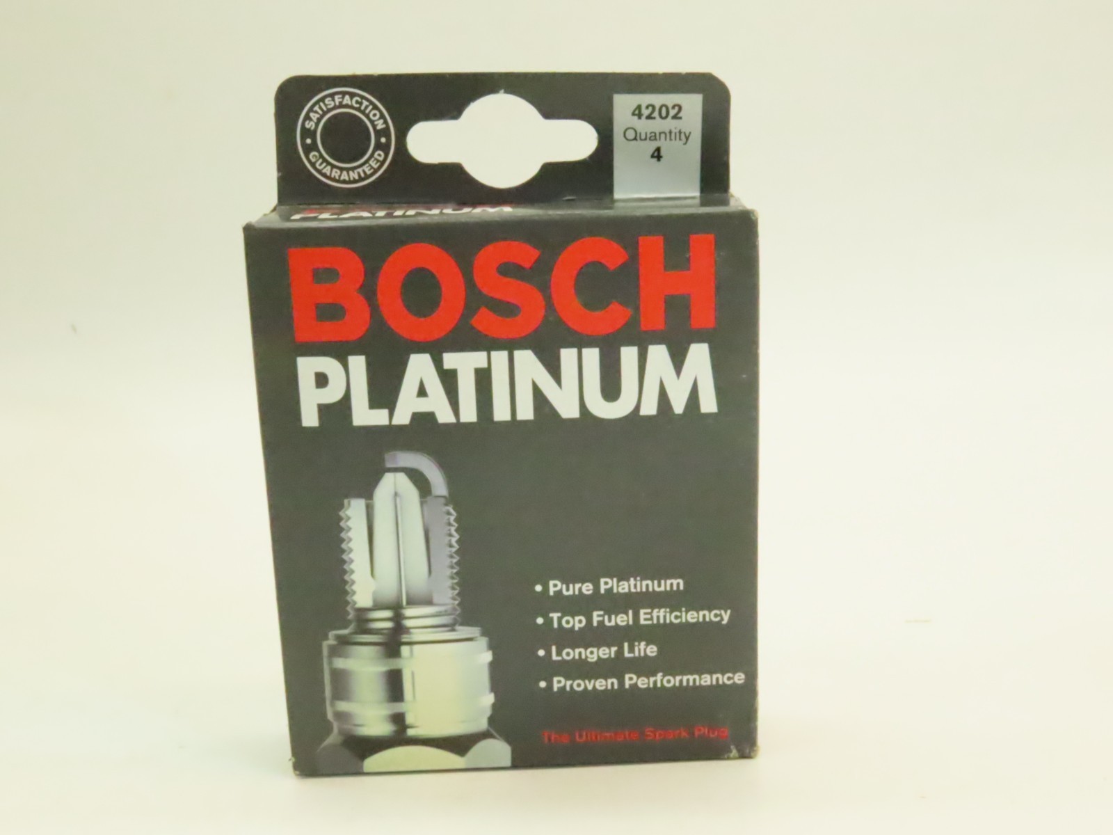 4 Bosch Platinum Sparkplugs - #4202 -New In Pack